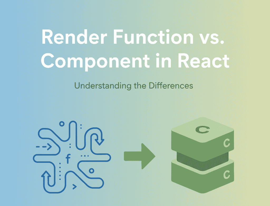 리액트의 Render 함수와 Component 방식의 차이점 Thumbnail